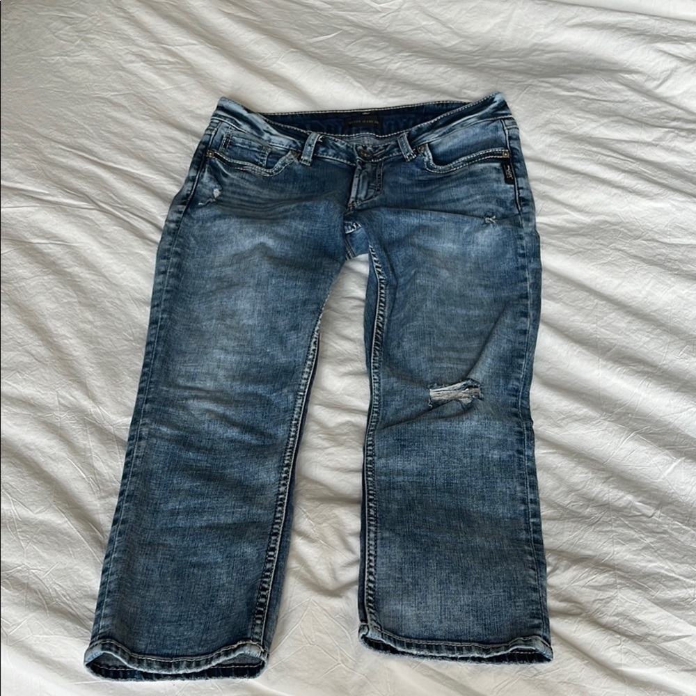 Silver Elyse capri jeans 27